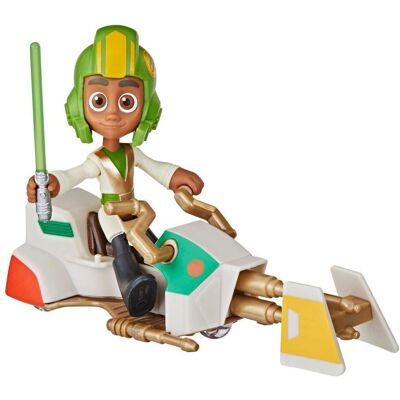 Hasbro Star Wars Brightstar Figurine et Moto Speeder - Ensemble de Jouets - Publicité Hasbro Star Wars Brightstar Figurine et Moto Speeder - Ensemble de Jouets - Publicité