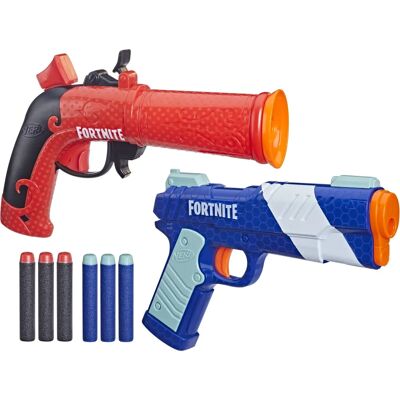 Nerf Nerf Fortnite LP & Flint-Knock - Zabawki Pistolet na Gąbki Nerf Nerf Fortnite LP & Flint-Knock - Zabawki Pistolet na Gąbki