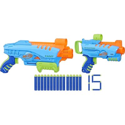 Nerf Nerf Elite Jr. Zestaw Startowy Ostateczny - Pistolet do pianki Nerf Nerf Nerf Elite Jr. Zestaw Startowy Ostateczny - Pistolet do pianki Nerf