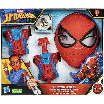 Hasbro Spider-Man Web Slinging Armor Set - Conjunto de armadura Hasbro Spider-Man Web Slinging Armor Set - Conjunto de armadura