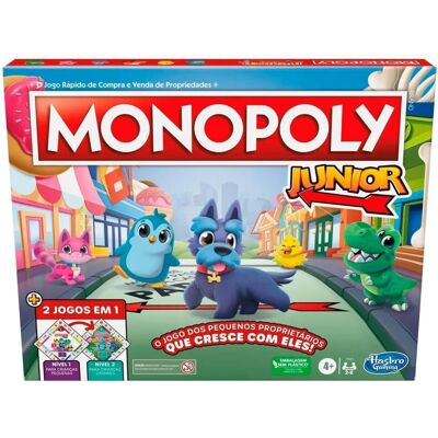 Hasbro Gaming Monopoly Junior Multicolor - Jogo de tabuleiro para crianças Hasbro Gaming Monopoly Junior Multicolor - Jogo de tabuleiro para crianças