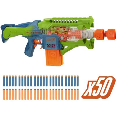 Hasbro Nerf Elite 2.0 Double Punch Blaster - Jouet Hasbro Nerf Elite 2.0 Double Punch Blaster - Jouet