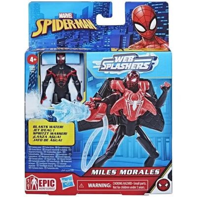 Figura de Spider-Man Aqua Web Warriors - 10cm - Serie Marvel Figura de Spider-Man Aqua Web Warriors - 10cm - Serie Marvel