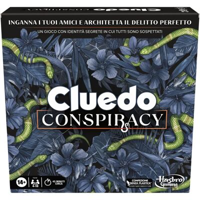 Hasbro Gaming Cluedo Conspiracy - Strategiespiel für 4-10 Spieler Hasbro Gaming Cluedo Conspiracy - Strategiespiel für 4-10 Spieler