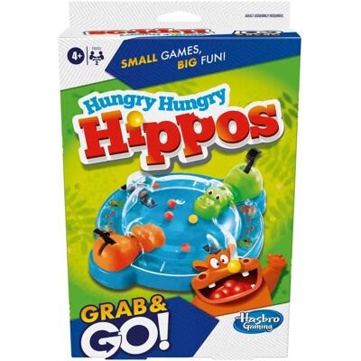 Hasbro Hungry Hungry Hippos Grab And Go - Toy Hasbro Hungry Hungry Hippos Grab And Go - Toy
