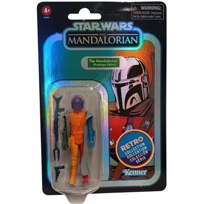 Figura d'Azione The Mandalorian di Hasbro - Collezione Retro - Edizione Protótipo Figura d'Azione The Mandalorian di Hasbro - Collezione Retro - Edizione Protótipo