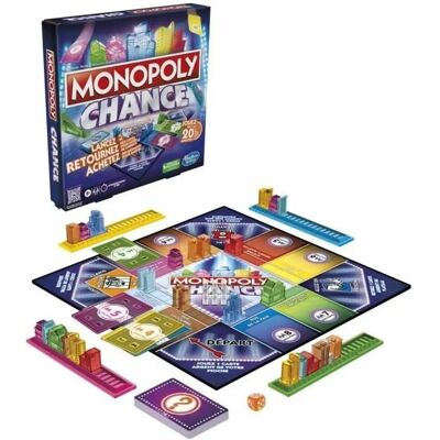 Monopoly Chance - Jeu de Plateau pour 2-4 Joueurs - Français Monopoly Chance - Jeu de Plateau pour 2-4 Joueurs - Français