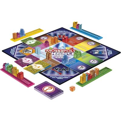Hasbro Gaming Monopoly Chance - Brettspiel, schnell, 20 Min. Hasbro Gaming Monopoly Chance - Brettspiel, schnell, 20 Min.