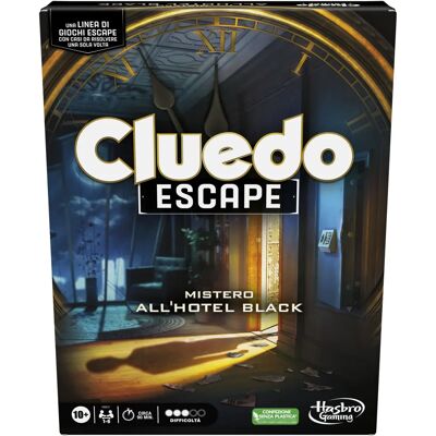 Hasbro Cluedo Escape Mistero all'Hotel Black - Gioco da Tavolo Hasbro Cluedo Escape Mistero all'Hotel Black - Gioco da Tavolo