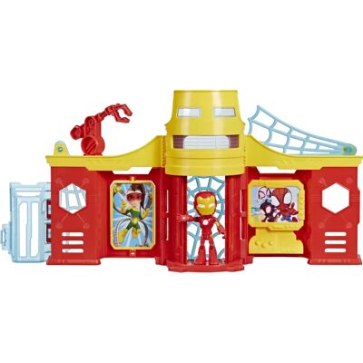 Zestaw Marvel Stark Tower od Hasbro - Interaktywna figurka i akcesoria Zestaw Marvel Stark Tower od Hasbro - Interaktywna figurka i akcesoria