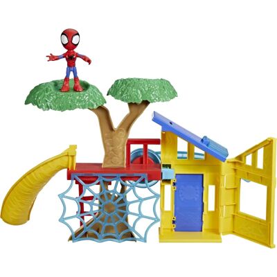 Plac zabaw Spidey Marvel - Zestaw z figurką 4" - Dzieci 3+ Plac zabaw Spidey Marvel - Zestaw z figurką 4" - Dzieci 3+