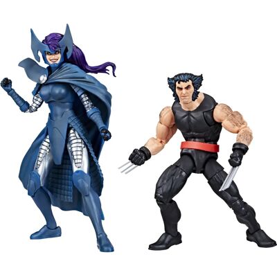 Action Figure Wolverine Psylocke - 50º Anniversario Marvel Action Figure Wolverine Psylocke - 50º Anniversario Marvel