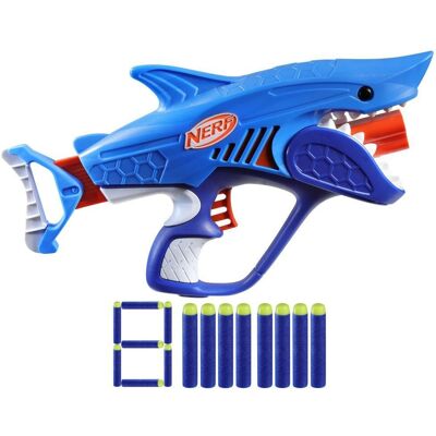 Hasbro Nerf Sharkfire - Toy Dart Gun, Multicolour, 6+ Hasbro Nerf Sharkfire - Toy Dart Gun, Multicolour, 6+