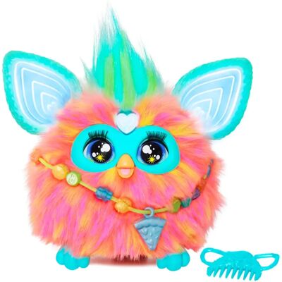 Furby Coral Ativado por Voz da Hasbro - Brinquedo macio Furby Coral Ativado por Voz da Hasbro - Brinquedo macio