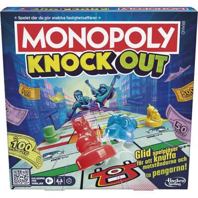 Hasbro Monopoly Knockout - Familienspiel - 20 Min - Brettspiel Hasbro Monopoly Knockout - Familienspiel - 20 Min - Brettspiel