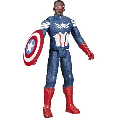 Hasbro Captain America Titan Hero Series Actionfigur - 12 tum Hasbro Captain America Titan Hero Series Actionfigur - 12 tum