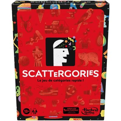 Hasbro Gaming Scattergories - Jeu familial pour 2+ joueurs - Jeu de société Hasbro Gaming Scattergories - Jeu familial pour 2+ joueurs - Jeu de société
