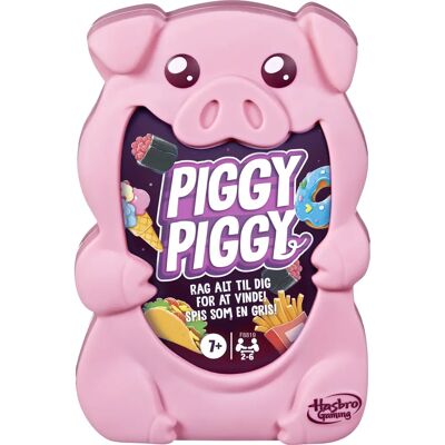 Hasbro Jeu de Cartes Piggy Piggy - Jeu Familial Hasbro Jeu de Cartes Piggy Piggy - Jeu Familial