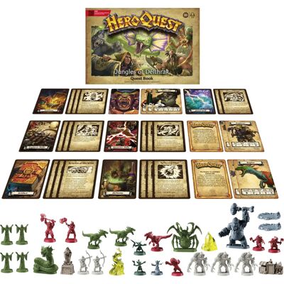 Hasbro Avalon Hill HeroQuest Dschungel von Delthrak Erweiterung - Abenteuer Hasbro Avalon Hill HeroQuest Dschungel von Delthrak Erweiterung - Abenteuer