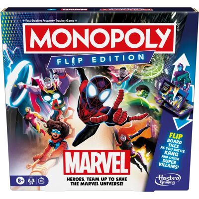 Hasbro Games Monopoly Marvel Flip Edition - Stolní Hra Hasbro Games Monopoly Marvel Flip Edition - Stolní Hra