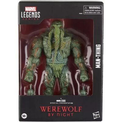 Série Marvel Legends Hasbro Man-Thing - Homem-Lobo da Noite - Figura de ação Série Marvel Legends Hasbro Man-Thing - Homem-Lobo da Noite - Figura de ação