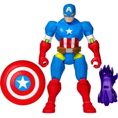 Hasbro Captain America Niebieska Figurка Akcji - Marvel MixMashers Hasbro Captain America Niebieska Figurка Akcji - Marvel MixMashers