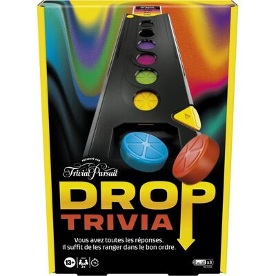 Hasbro Drop Trivia - Jeu Électronique pour 13+ ans - 15 Min Hasbro Drop Trivia - Jeu Électronique pour 13+ ans - 15 Min