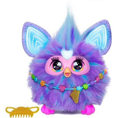 Hasbro Furby - Fialové - 5 herních režimů - Měnící se barvou uši - Režimy hudby a tance - Pohyblivé funkce - Hračky Hasbro Furby - Fialové - 5 herních režimů - Měnící se barvou uši - Režimy hudby a tance - Pohyblivé funkce - Hračky