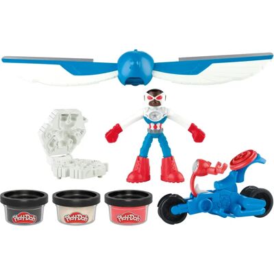 Play-Doh Captain America Spielzeug - Flexible Figur mit Zubehör Play-Doh Captain America Spielzeug - Flexible Figur mit Zubehör