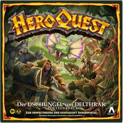 Hasbro Delthrak Dschungel HeroQuest Erweiterung - Brettspiel Hasbro Delthrak Dschungel HeroQuest Erweiterung - Brettspiel