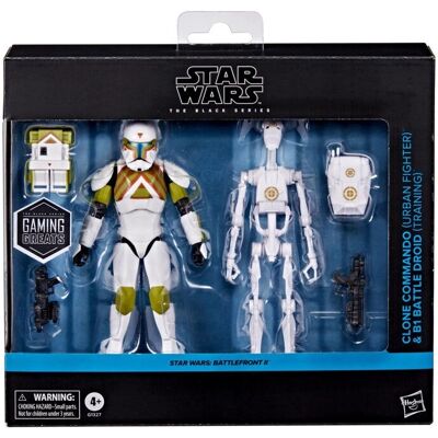 Hasbro Star Wars Klon Commando & B1 Kampf Droid - Action Figuren Hasbro Star Wars Klon Commando & B1 Kampf Droid - Action Figuren