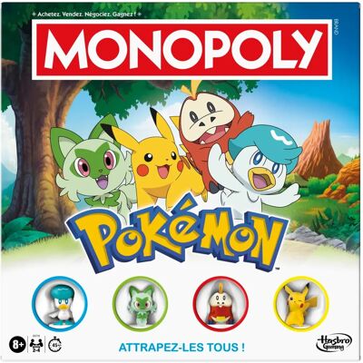 Gioco da tavolo Monopoly Pokémon - Divertimento in famiglia Gioco da tavolo Monopoly Pokémon - Divertimento in famiglia