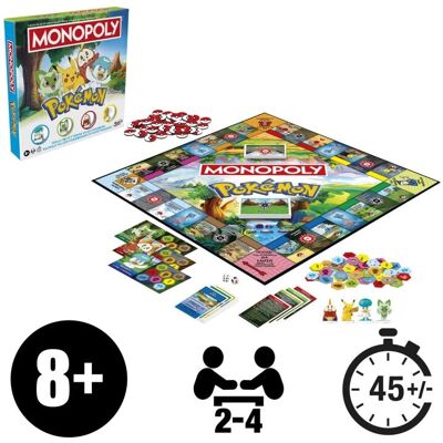 Hasbro Pokémon Monopoly - Brädspel för åldrar 8+ Hasbro Pokémon Monopoly - Brädspel för åldrar 8+