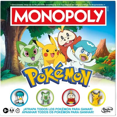 Hasbro Monopoly Pokémon Edición en Español - Juego de Mesa Hasbro Monopoly Pokémon Edición en Español - Juego de Mesa