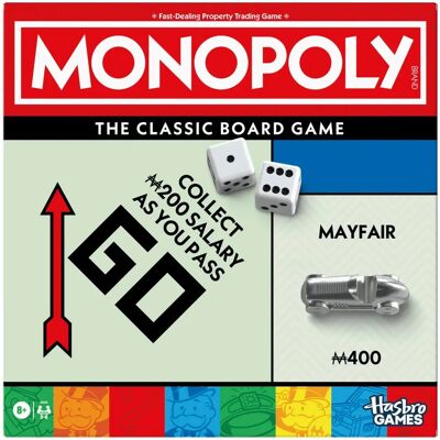 Hasbro Monopoly Klassisches Brettspiel - Family Game Night Hasbro Monopoly Klassisches Brettspiel - Family Game Night