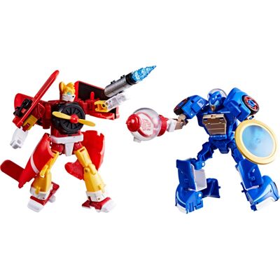 Hasbro Transformers Sonic Hedgehog Wingtail e Blue Booster Collaborazione - 13cm Hasbro Transformers Sonic Hedgehog Wingtail e Blue Booster Collaborazione - 13cm
