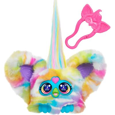 Hasbro Furby Furblets Zee-Bah - Série 4, Zèbre arc-en-ciel, plus de 45 sons, dès 6 ans - Publicité Hasbro Furby Furblets Zee-Bah - Série 4, Zèbre arc-en-ciel, plus de 45 sons, dès 6 ans - Publicité