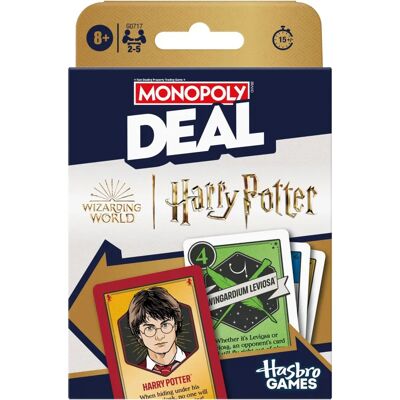 Hasbro Monopoly Deal Harry Potter Card Game - Card Game Hasbro Monopoly Deal Harry Potter Card Game - Card Game