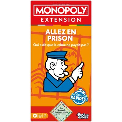Monopoly Go to Jail Uitbreiding - Bordspel Uitbreiding voor 2-6 Spelers Monopoly Go to Jail Uitbreiding - Bordspel Uitbreiding voor 2-6 Spelers