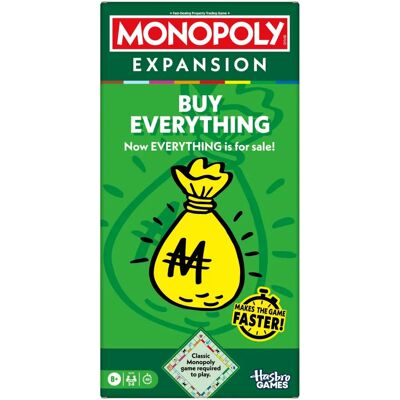 Hasbro Monopoly Buy Everything Board Game - Board Game Hasbro Monopoly Buy Everything Board Game - Board Game