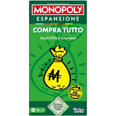 Extension Monopoly Hasbro - Acheter Tout! - Jeu de société - Publicité Extension Monopoly Hasbro - Acheter Tout! - Jeu de société - Publicité