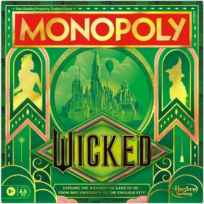 Hasbro Monopoly Wicked Board Game - Board Game Hasbro Monopoly Wicked Board Game - Board Game