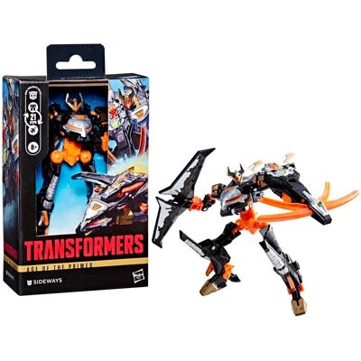 Transformers Age of the Primes - Figur Deluxe Class Sideways - Publicité Transformers Age of the Primes - Figur Deluxe Class Sideways - Publicité