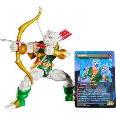 Figurka Marvel Legends Series Man-Wolf - 15cm - z kartą premium Figurka Marvel Legends Series Man-Wolf - 15cm - z kartą premium