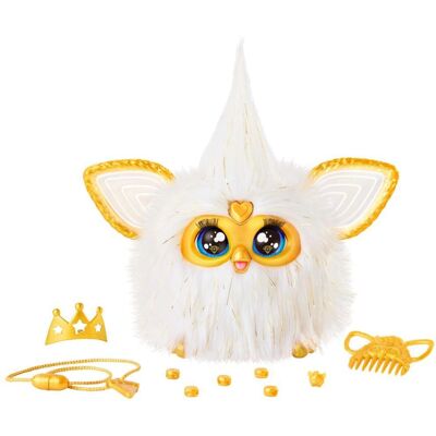 Hasbro Furby Gold Glam - Interaktiv plyschleksak - Leksaker Hasbro Furby Gold Glam - Interaktiv plyschleksak - Leksaker