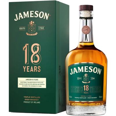 Jameson 18 Jahre alter irischer Whiskey - Irish Whiskey Jameson 18 Jahre alter irischer Whiskey - Irish Whiskey