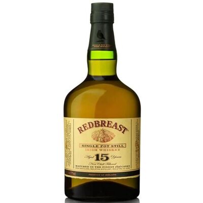 Redbreast 15 Jahre Irish Whiskey - Single Pot Still - 46% Vol. - 0,7L Redbreast 15 Jahre Irish Whiskey - Single Pot Still - 46% Vol. - 0,7L