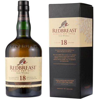 Redbreast 18 Jahre alter Single Pot Still irischer Whiskey - Irischer Whiskey Redbreast 18 Jahre alter Single Pot Still irischer Whiskey - Irischer Whiskey