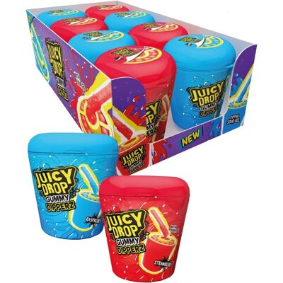 Bazooka Juicy Drop Gummy Dipperz - Makeisetikut - Hapan geeli dipattavaksi Bazooka Juicy Drop Gummy Dipperz - Makeisetikut - Hapan geeli dipattavaksi
