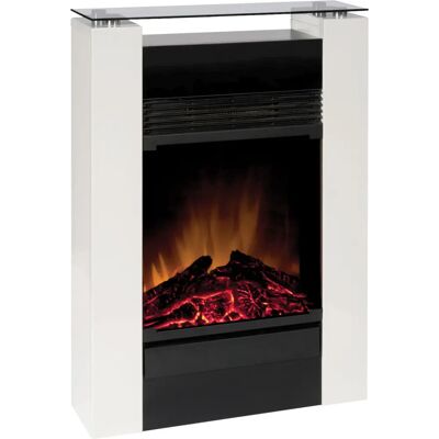 Glen Dimplex Gisella white - 1,5 kW - LED - Cheminée électrique - Publicité Glen Dimplex Gisella white - 1,5 kW - LED - Cheminée électrique - Publicité